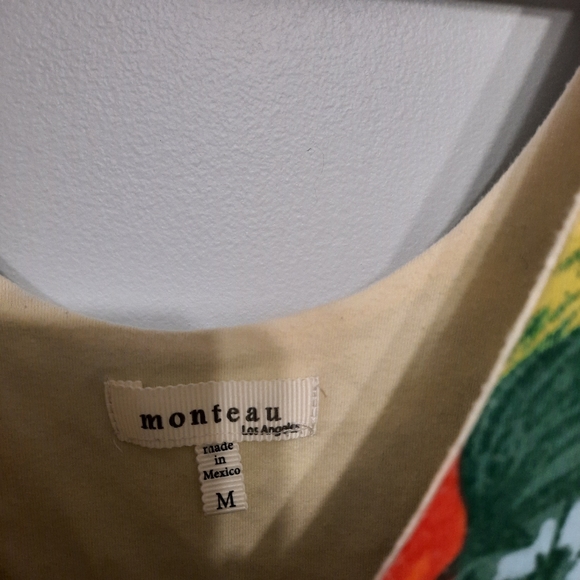 Monteau Yellow Floral Mini Dress - Picture 5 of 6